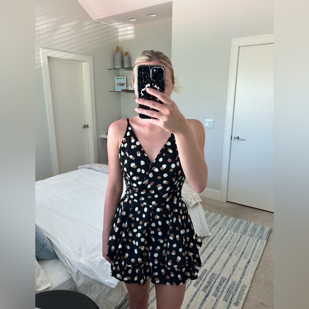 Printed romper